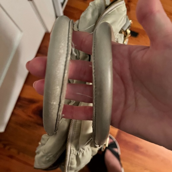 Prada ruched satchel with shoulder strap cream - Picture 6 of 10